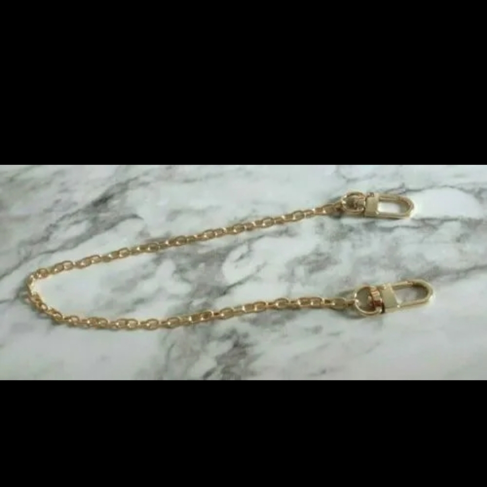 Swivel Hook Chain Extender for Louis Vuitton Bag Extension Clasp LV GOLD 16in